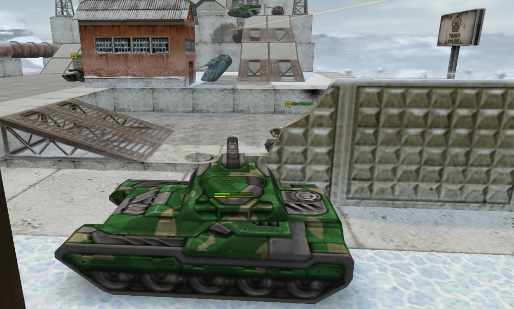 Викогором на полигоне в игре танки онлайн